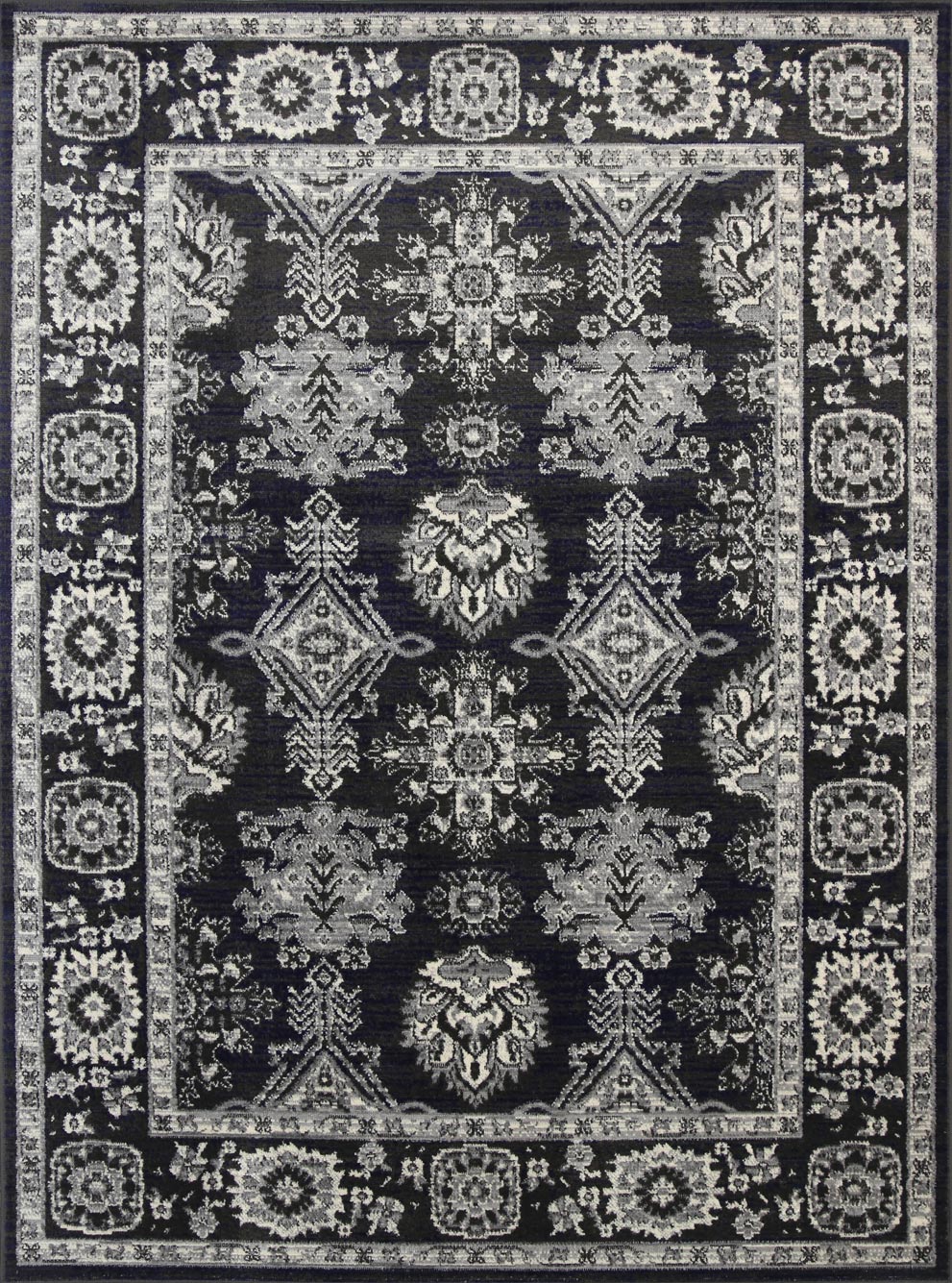 Axelle Ziegler Navy Grey Rug