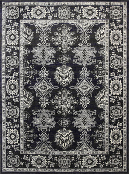 Axelle Ziegler Navy Grey Rug