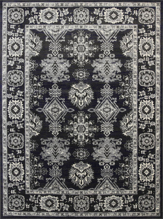 Axelle Ziegler Navy Grey Rug