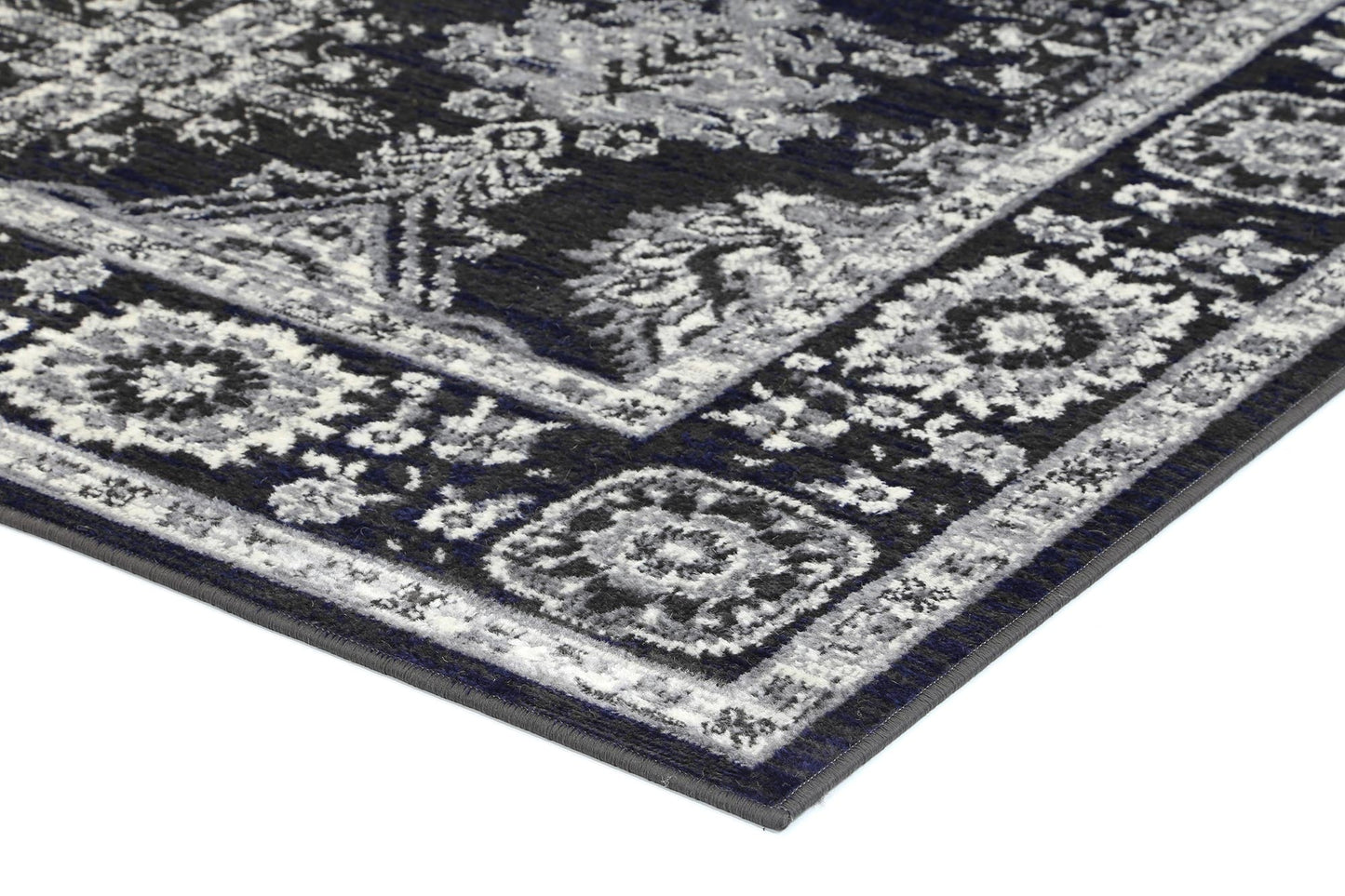 Axelle Ziegler Navy Grey Rug
