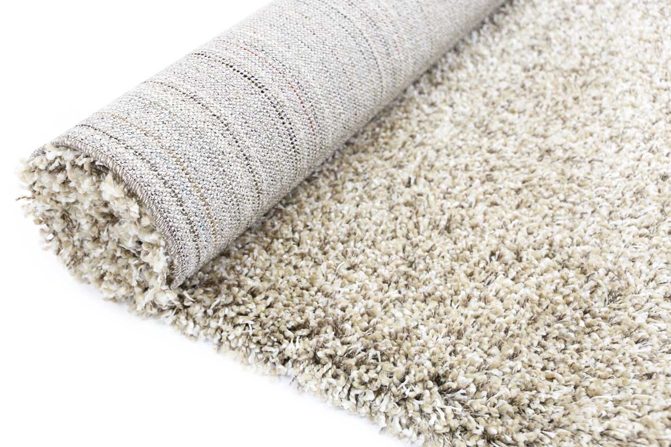 Syra Beige Shaggy Rug