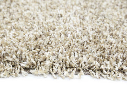 Syra Beige Shaggy Rug
