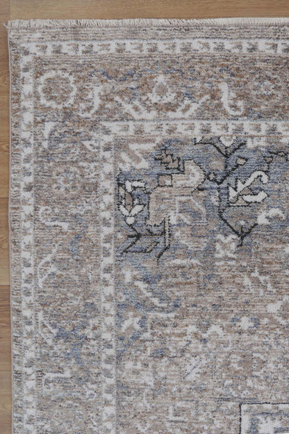 Montra Virginia Medallion Transitional Ash Rug