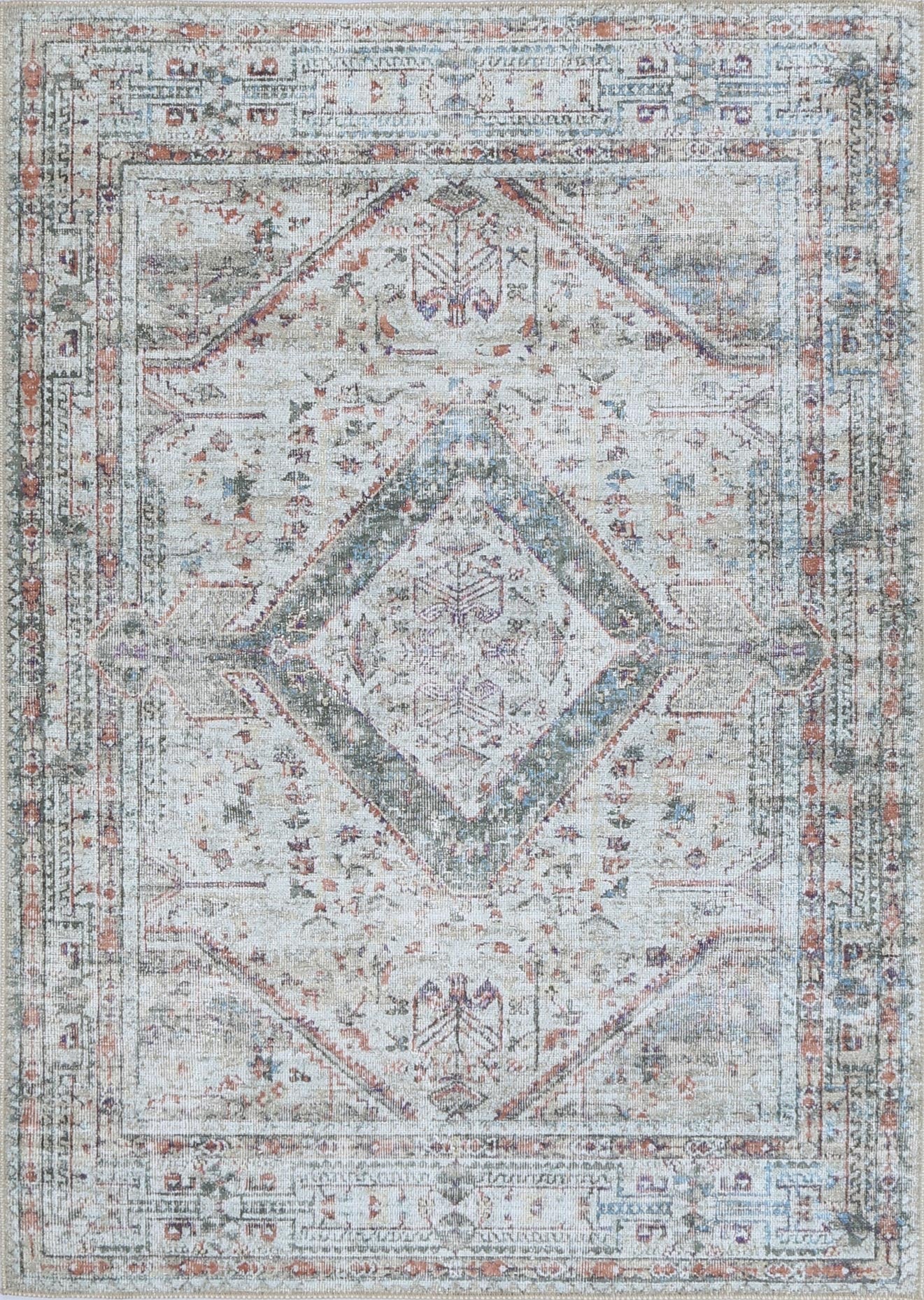 Santorini Nippur Multi Washable Rug - VTL0027-01