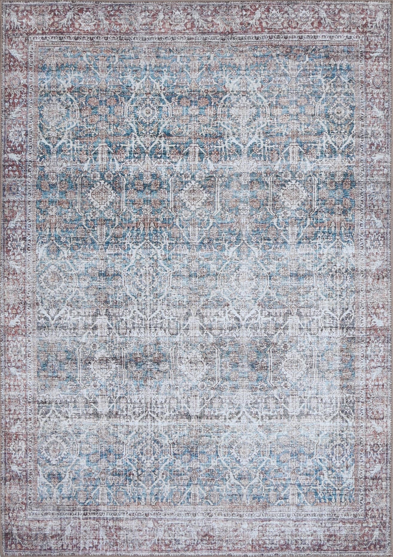 Santorini Nineveh Multi Washable Rug - BTL1187-01