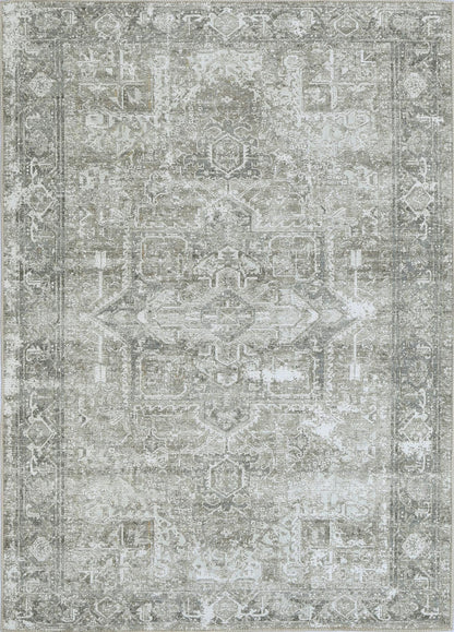 Santorini Nuzi Neutral Washable Rug - VTL1190-01