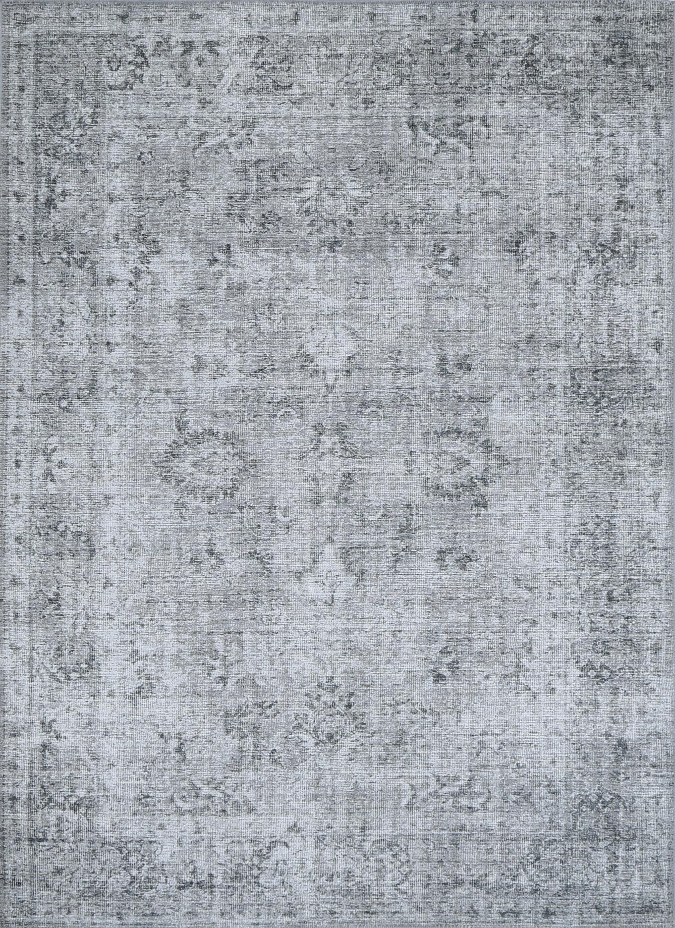 Santorini Tuttul Grey Washable Rug - VTL1191-01