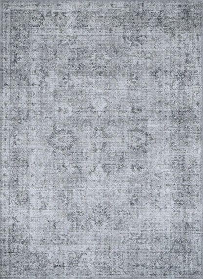 Santorini Tuttul Grey Washable Rug - VTL1191-01