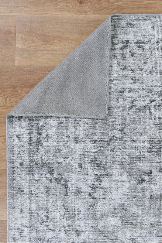 Santorini Tuttul Grey Washable Rug - VTL1191-01