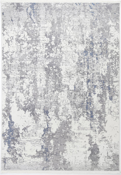 Evara One Modern Grey Blue Rug