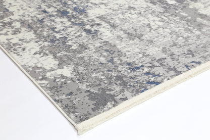 Evara One Modern Grey Blue Rug