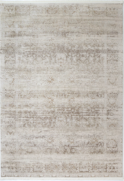 Evara Solid Beige Modern Rug