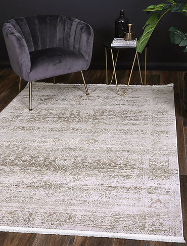 Evara Solid Beige Modern Rug