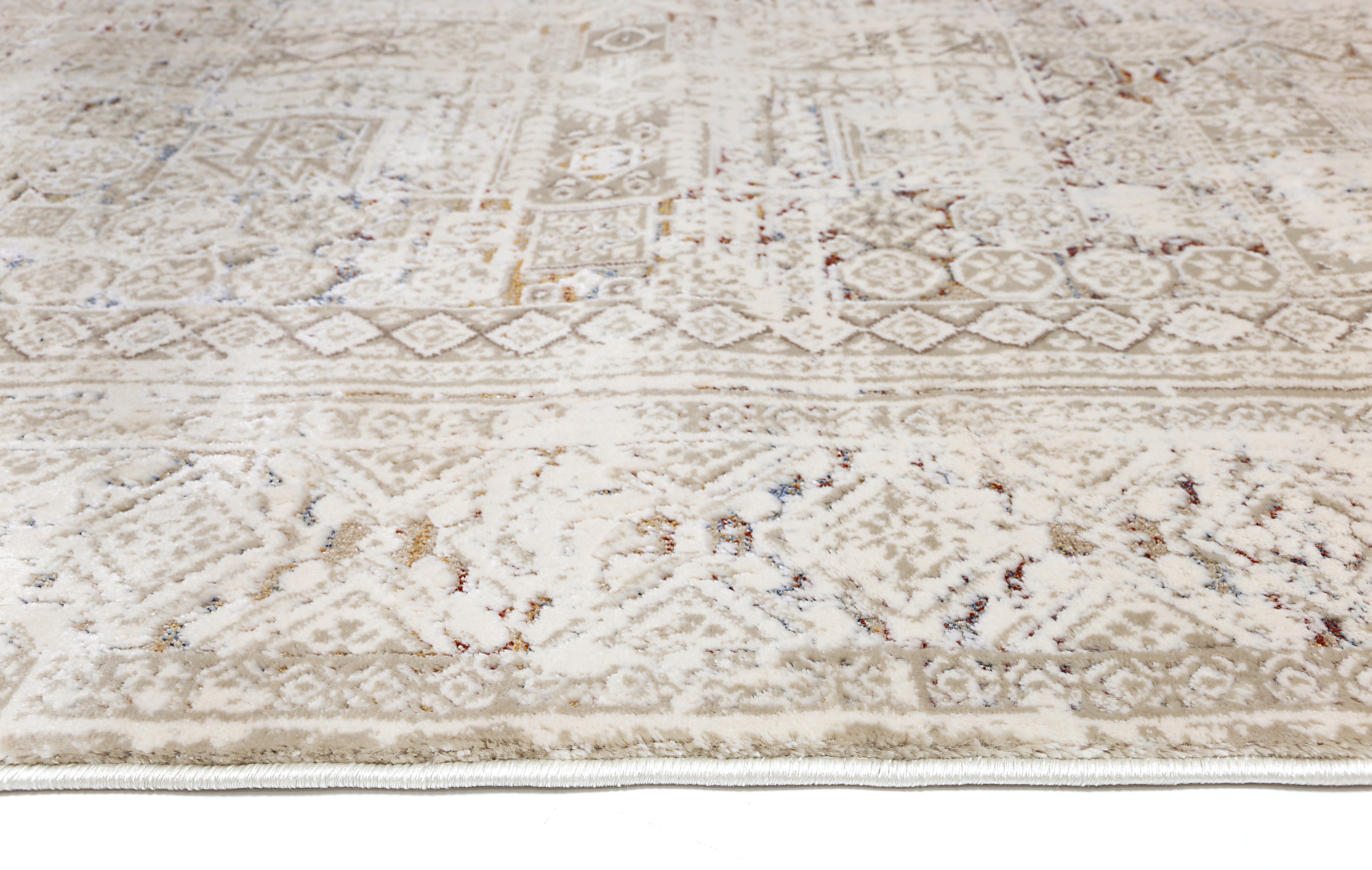 Evara Panel Beige Multi Rug