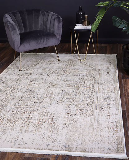 Evara Panel Beige Multi Rug