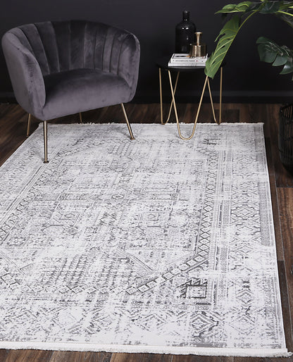 Evara Panel Grey Rug