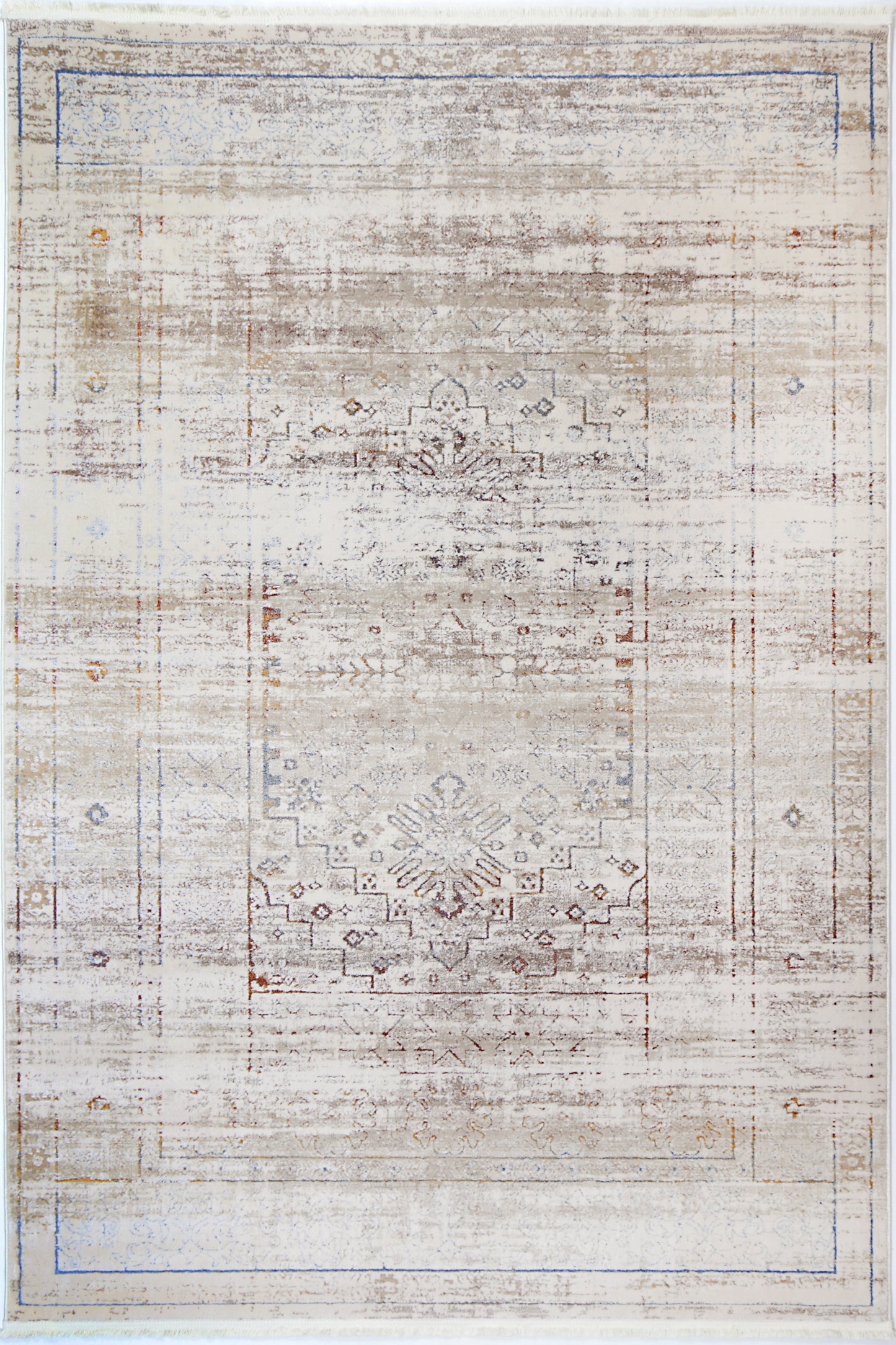 Evara Traditional Beige Multi Rug