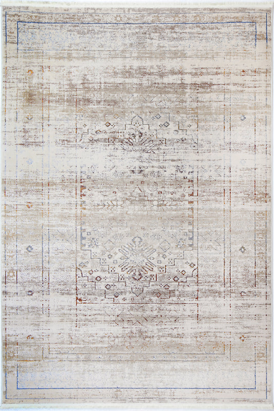Evara Traditional Beige Multi Rug