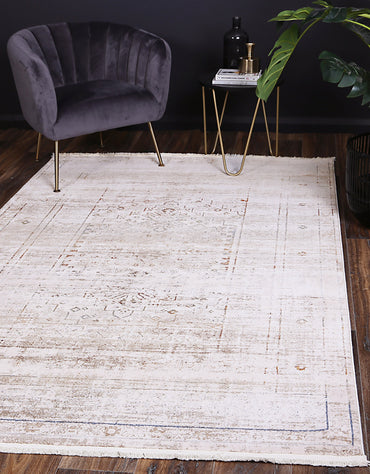 Evara Traditional Beige Multi Rug