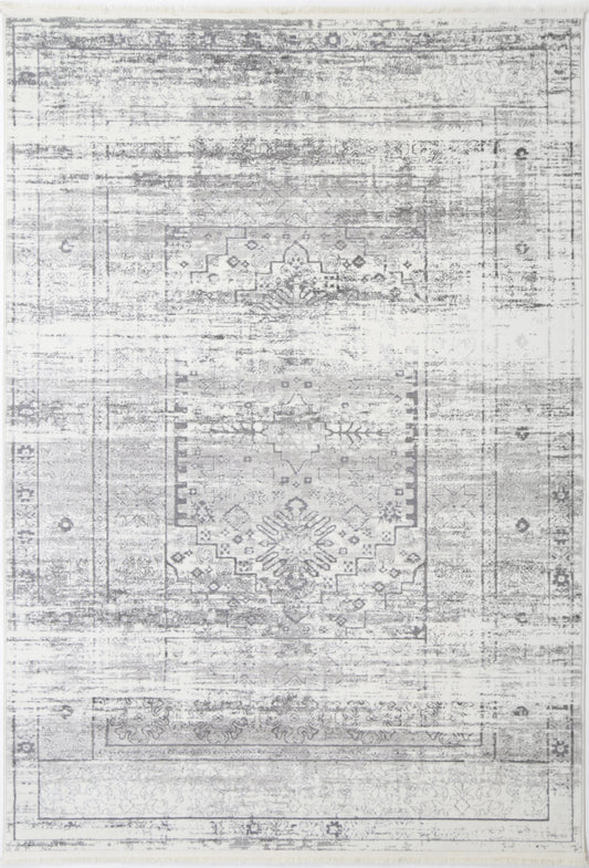 Evara Traditional Grey Rug