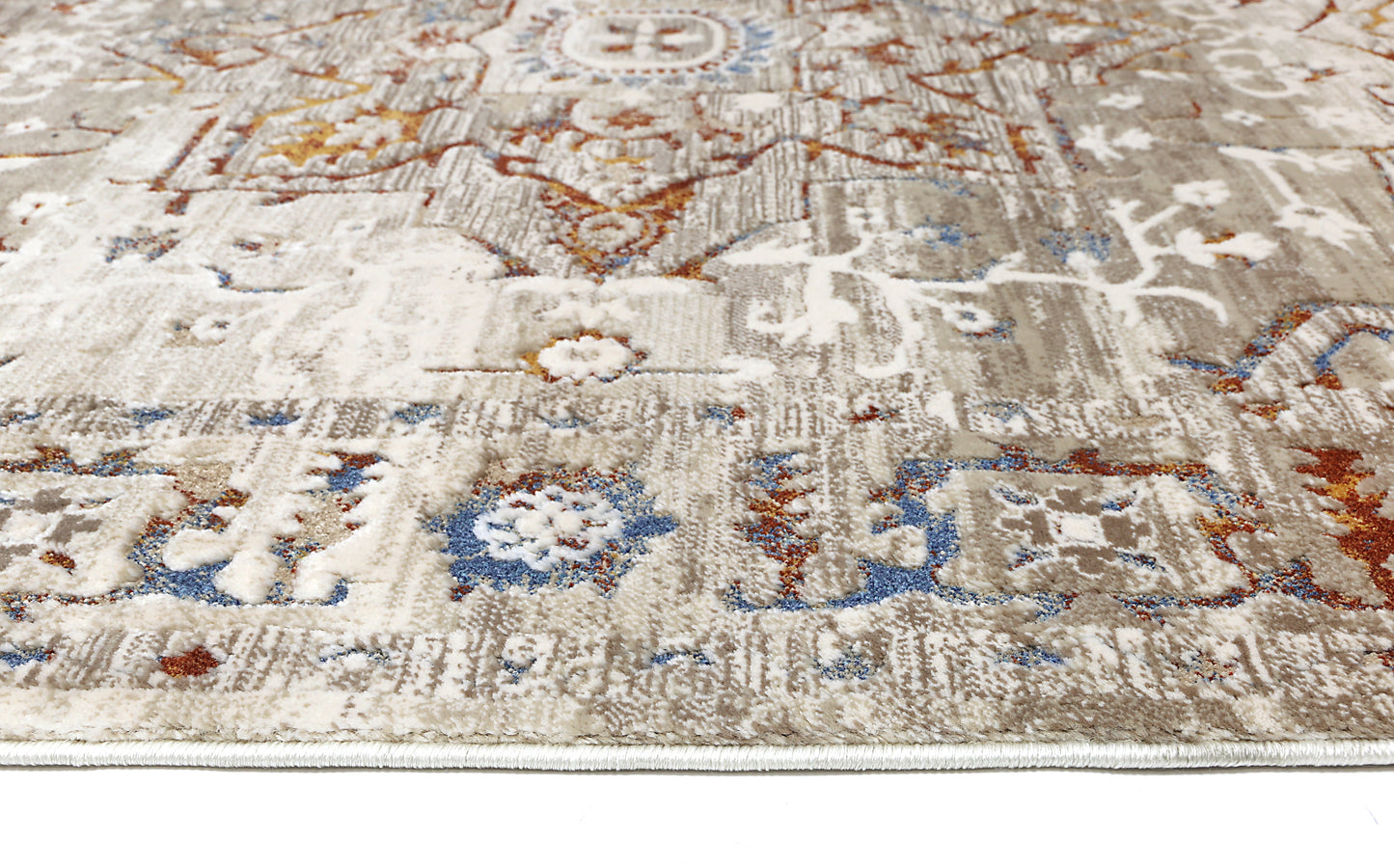 Evara Medalion Beige Multi Rug