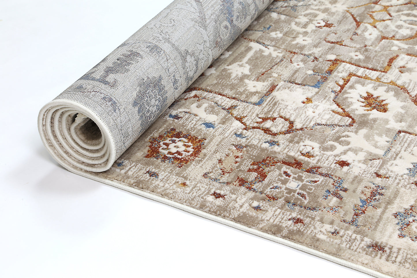 Evara Medalion Beige Multi Rug
