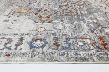 Evara Medalion Grey Multi Rug