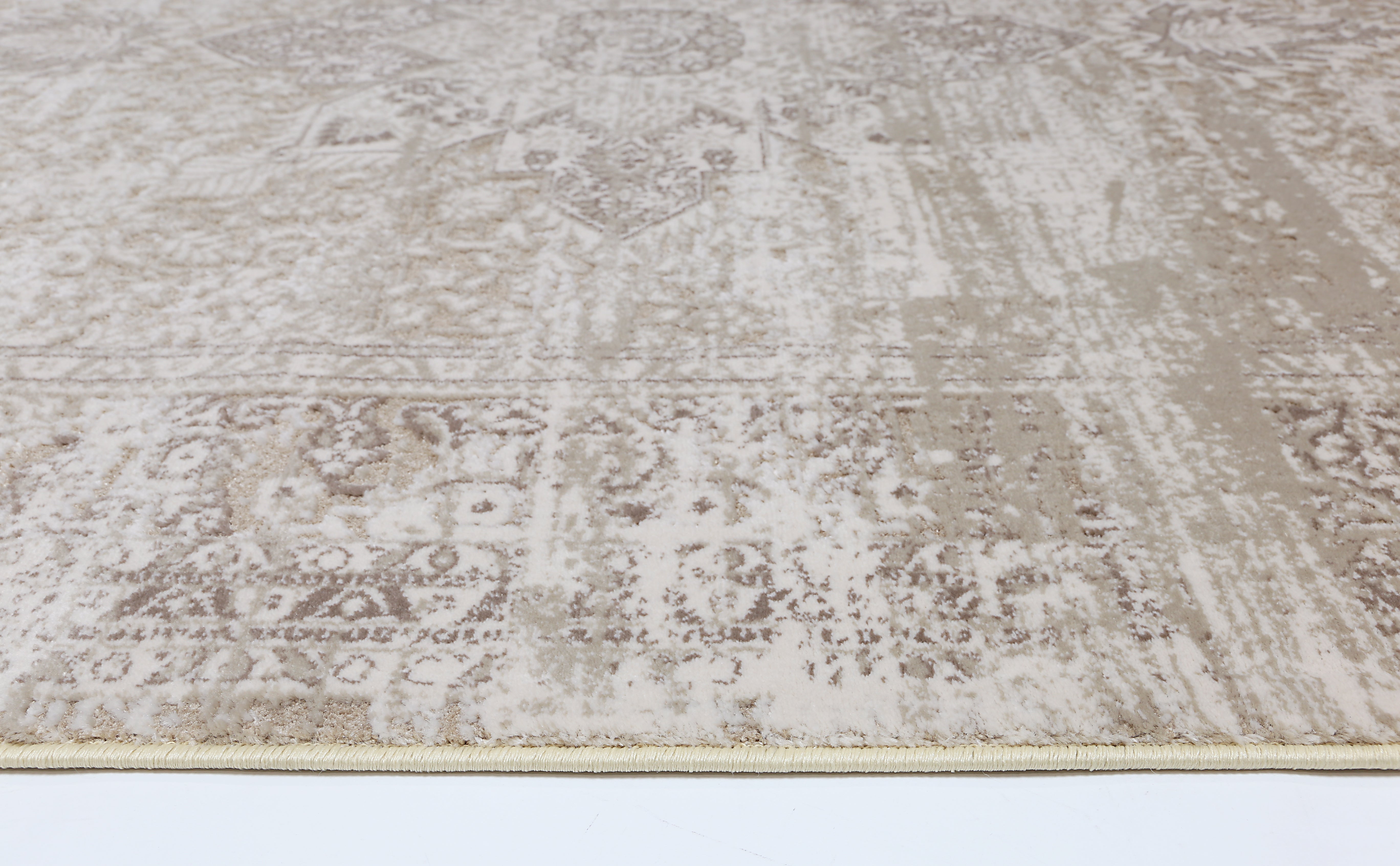 Evara Medalion Beige Rug