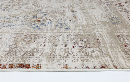 Evara Medalion Beige Multi Rug