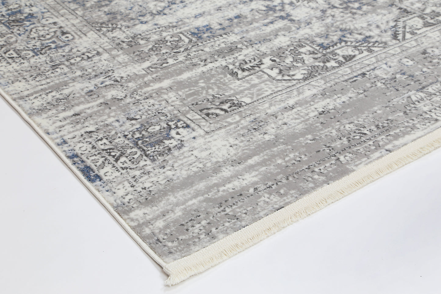 Evara Medalion Grey Blue Rug