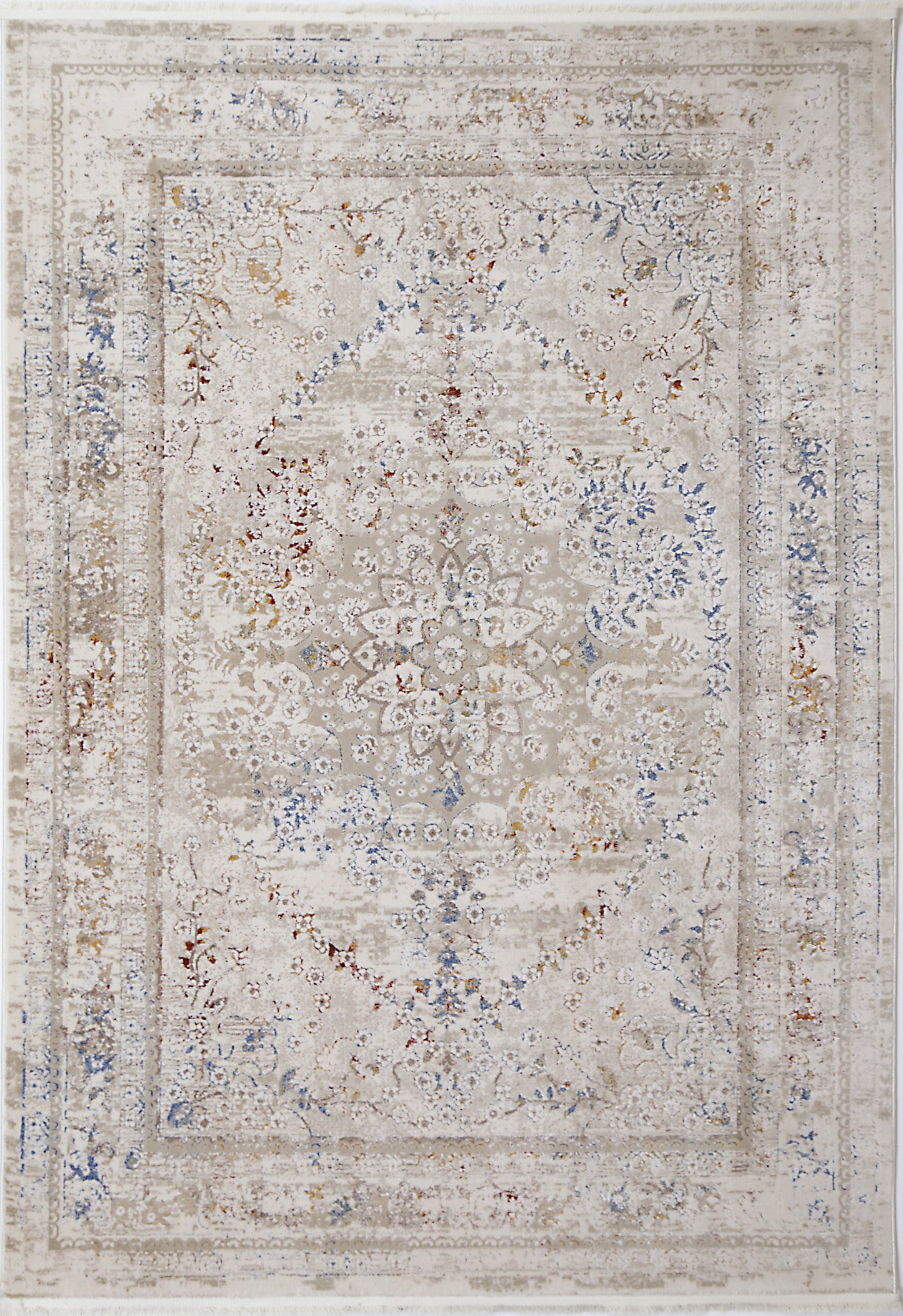 Evara Vintage Beige Multi Rug