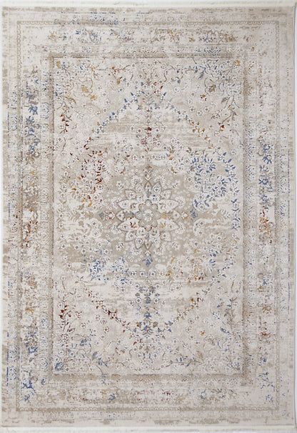 Evara Vintage Beige Multi Rug