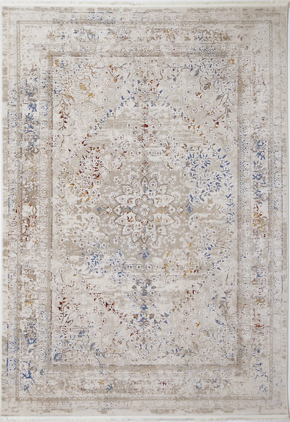 Evara Vintage Beige Multi Rug