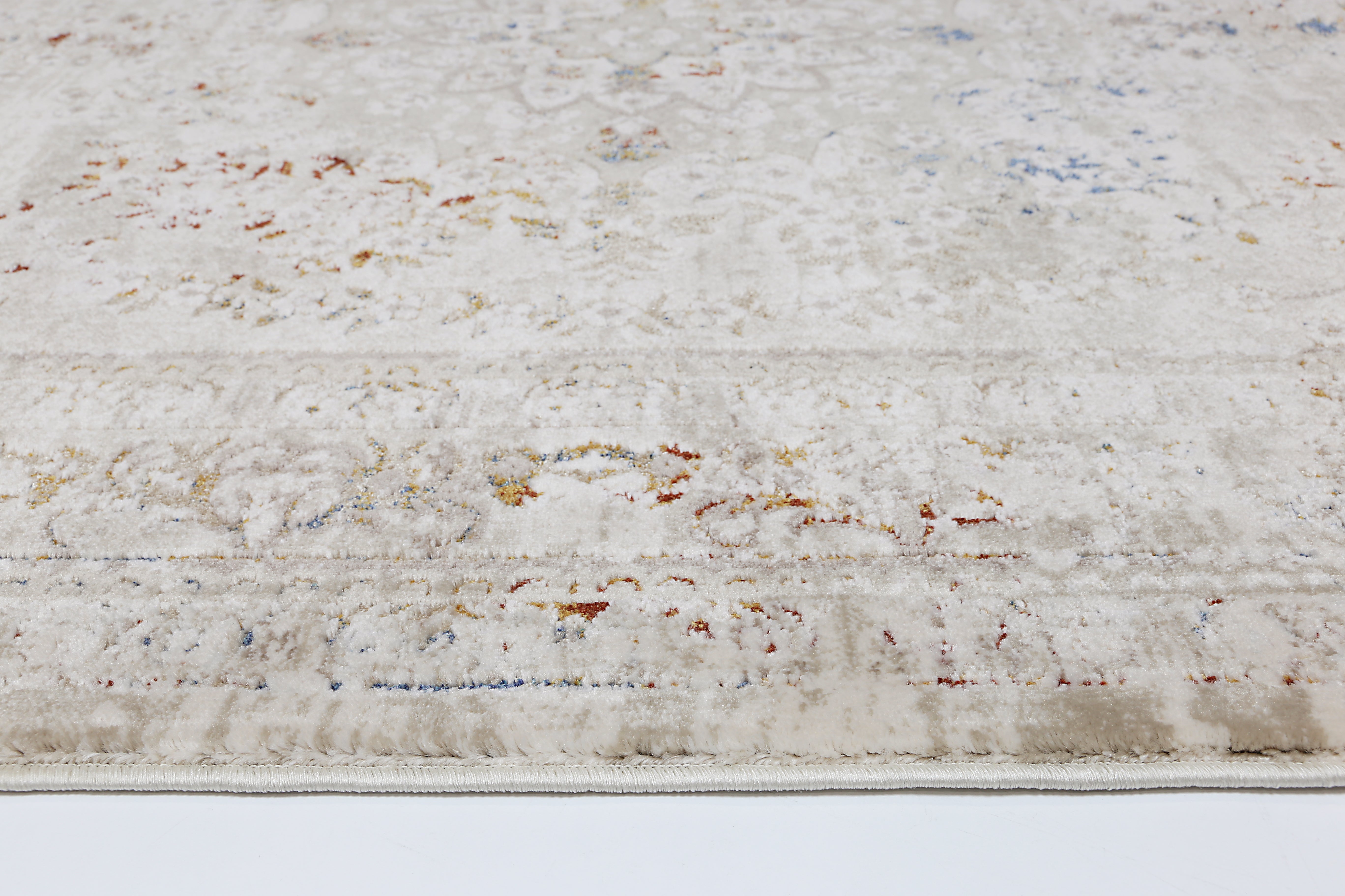 Evara Vintage Beige Multi Rug