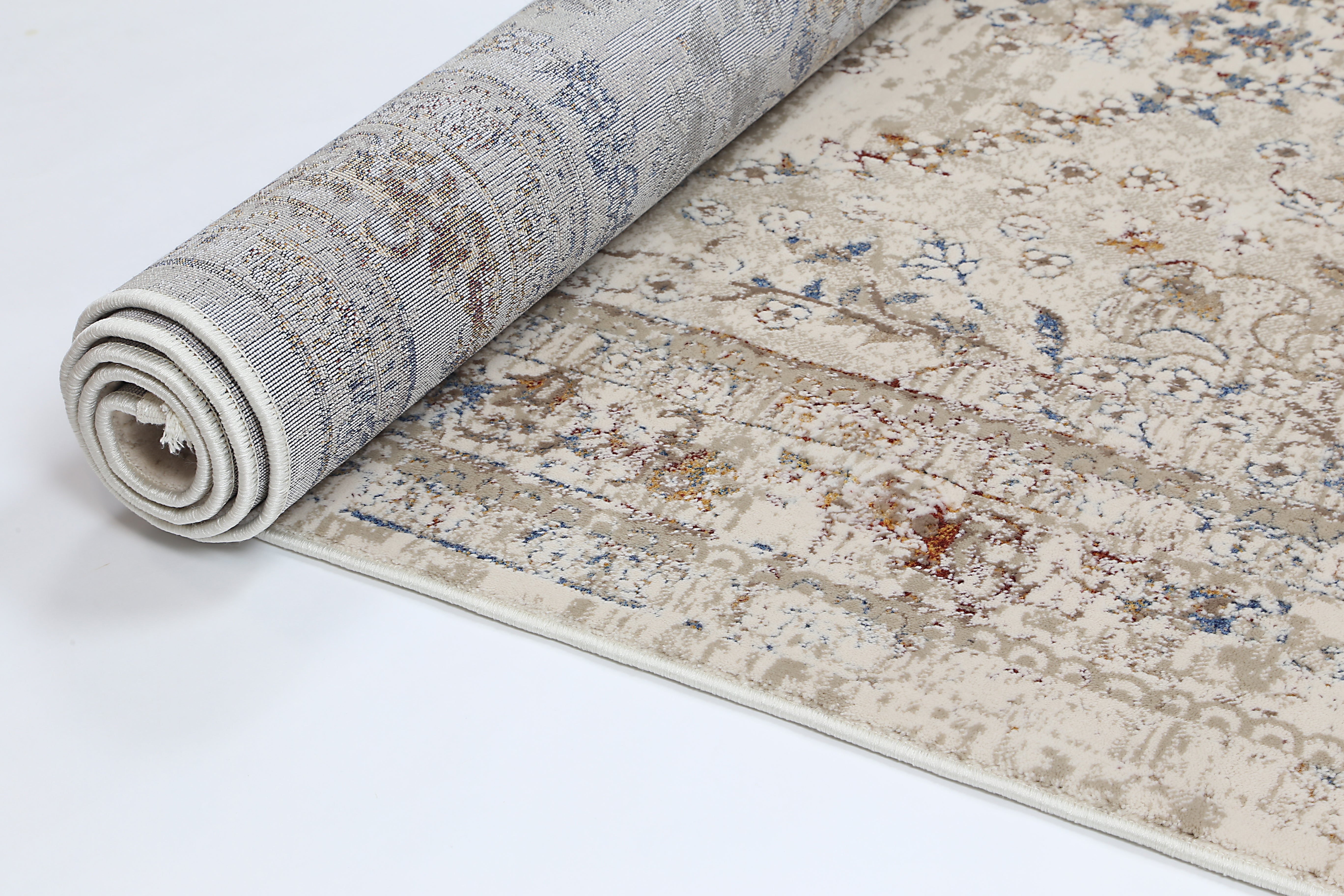 Evara Vintage Beige Multi Rug