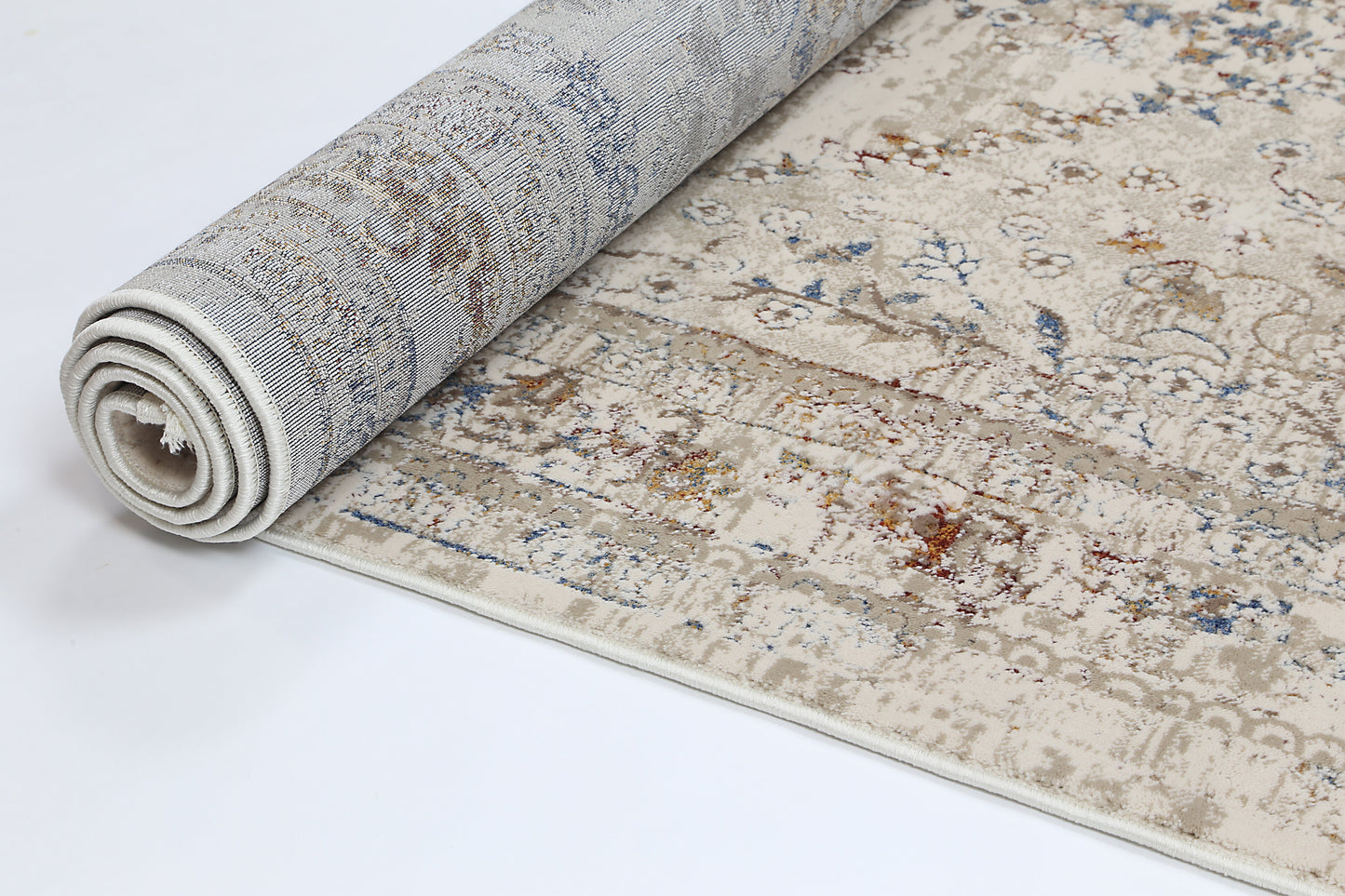 Evara Vintage Beige Multi Rug
