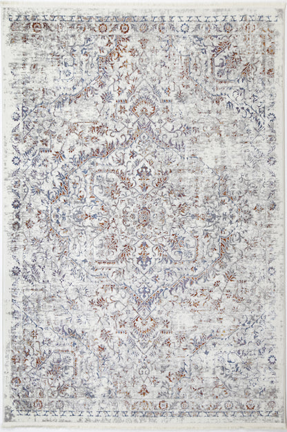 Evara Vintage Grey Multi Rug