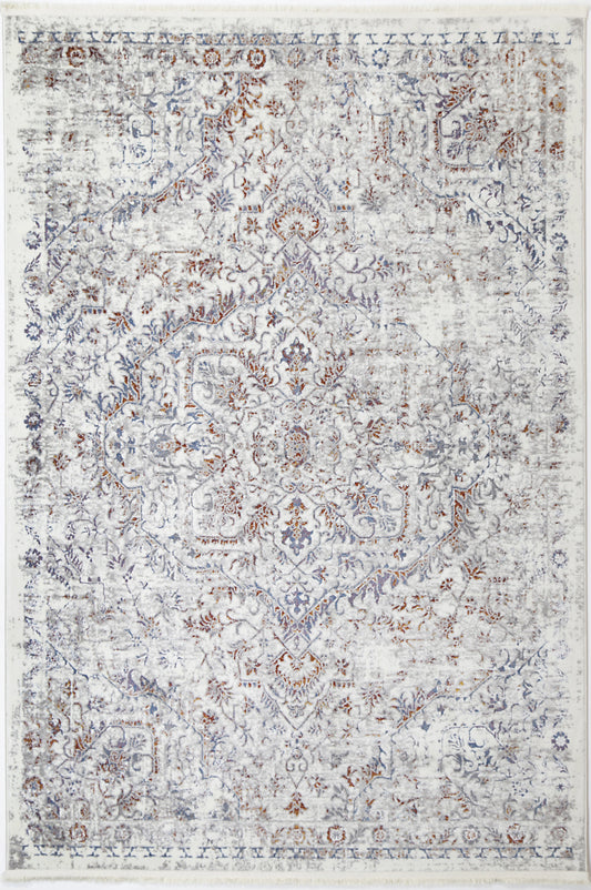 Evara Vintage Grey Multi Rug