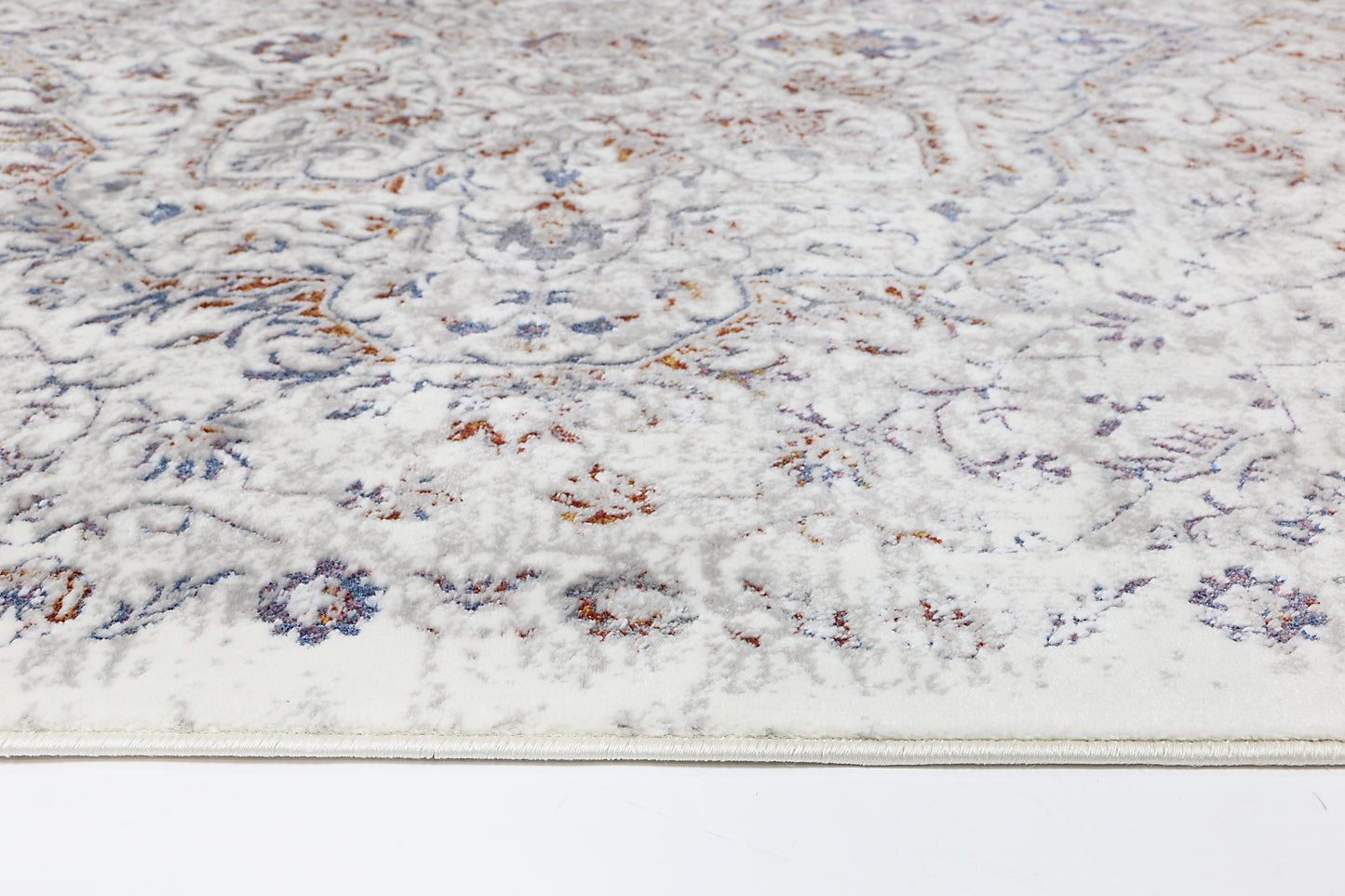 Evara Vintage Grey Multi Rug