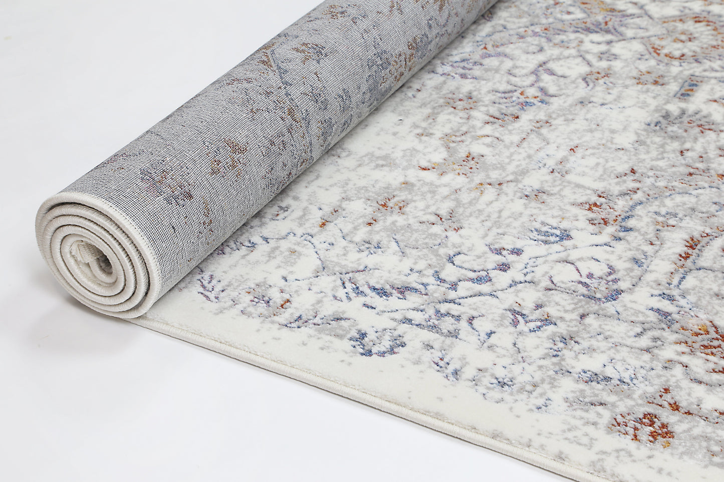 Evara Vintage Grey Multi Rug