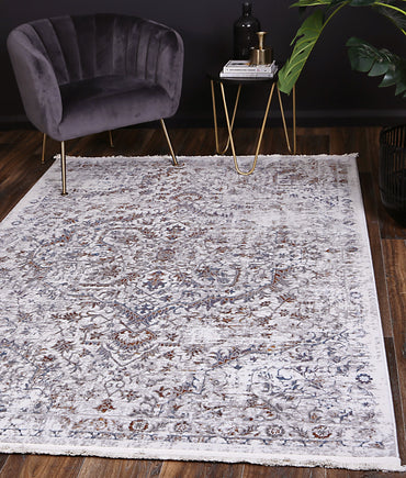 Evara Vintage Grey Multi Rug