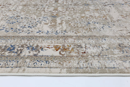 Evara Vintage Medalion Beige Multi Rug