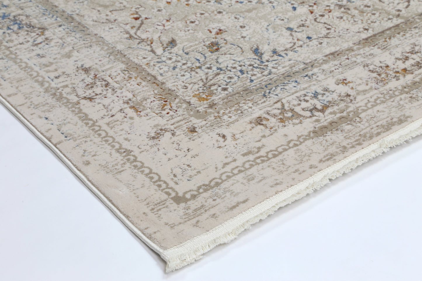 Evara Vintage Medalion Beige Multi Rug