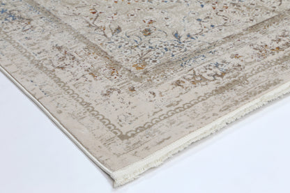 Evara Vintage Medalion Beige Multi Rug