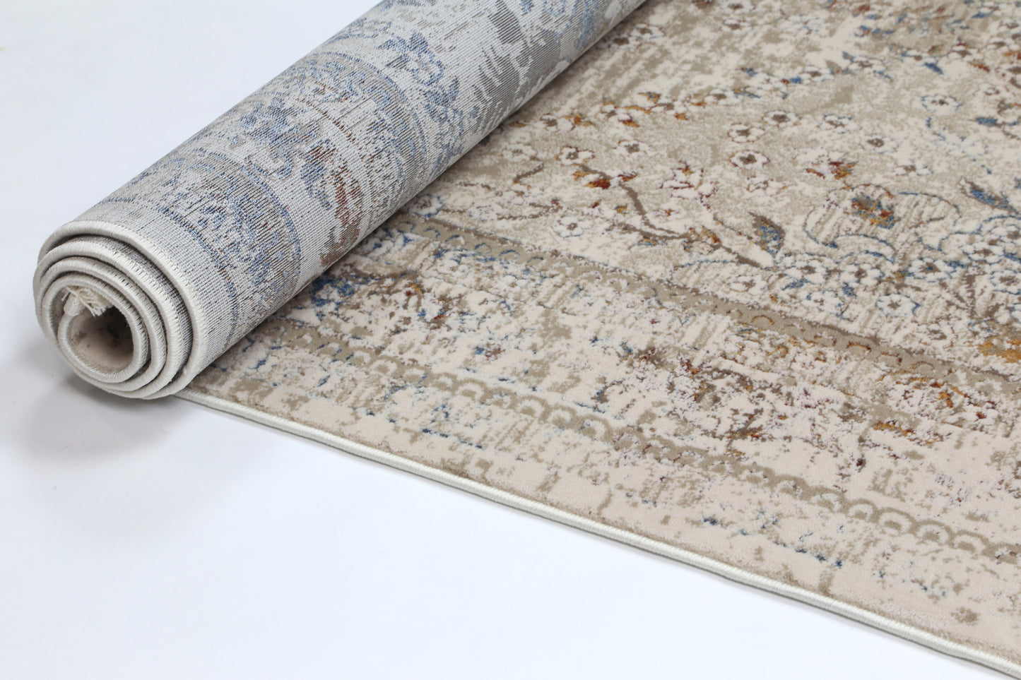 Evara Vintage Medalion Beige Multi Rug