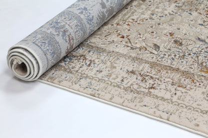Evara Vintage Medalion Beige Multi Rug