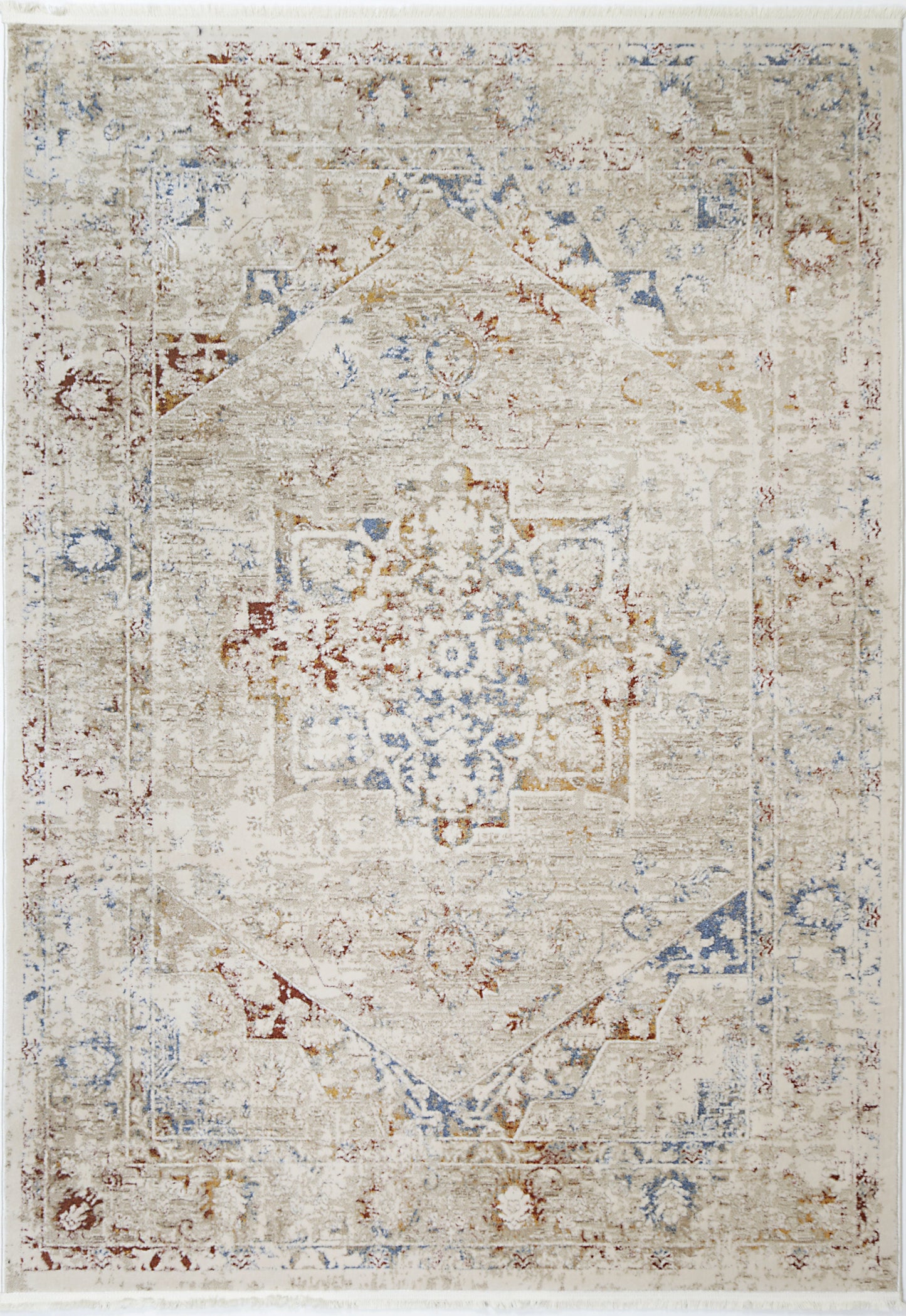 Evara Classic Vintage Beige Multi Rug