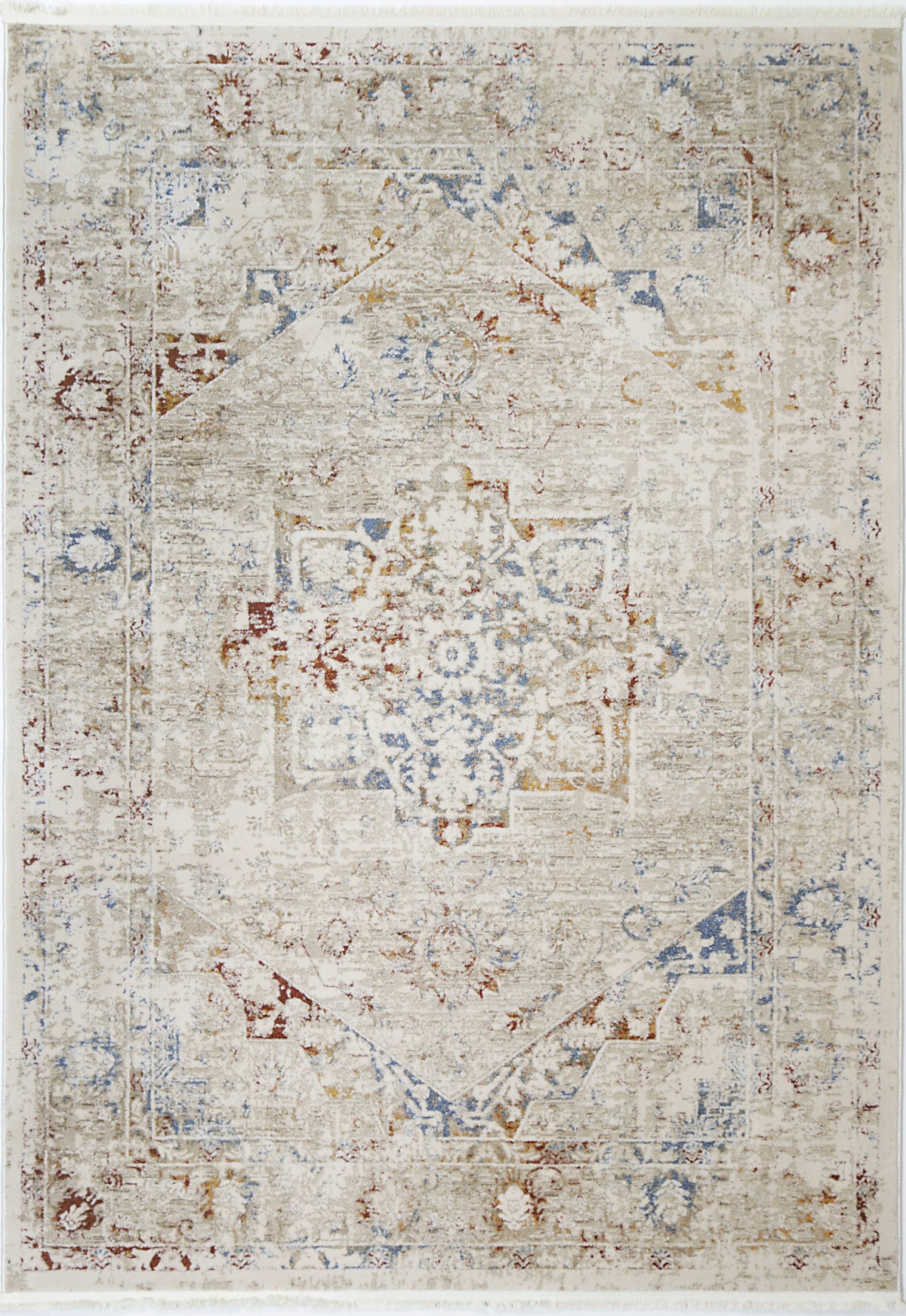 Evara Classic Vintage Beige Multi Rug