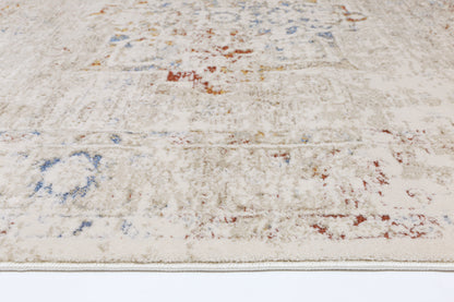 Evara Classic Vintage Beige Multi Rug
