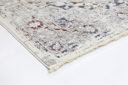 Evara Classic Vintage Grey Multi Rug